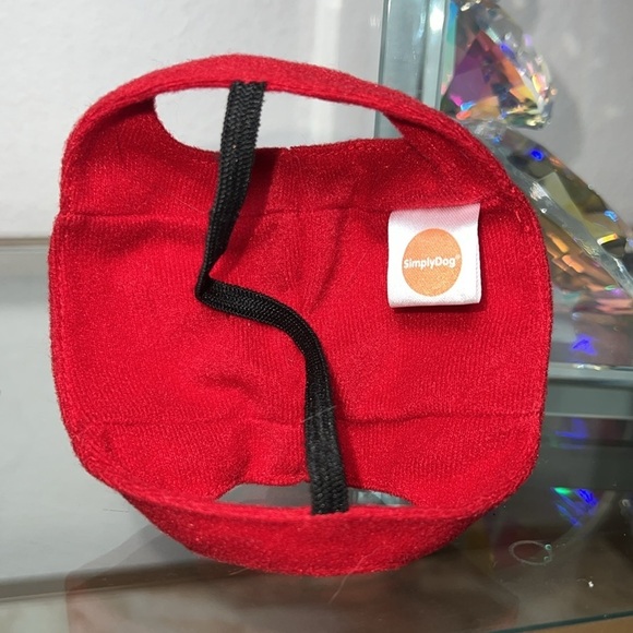 Pet Small Red Devil Ears Hat with elastic chin strap - EUC - Picture 5 of 6